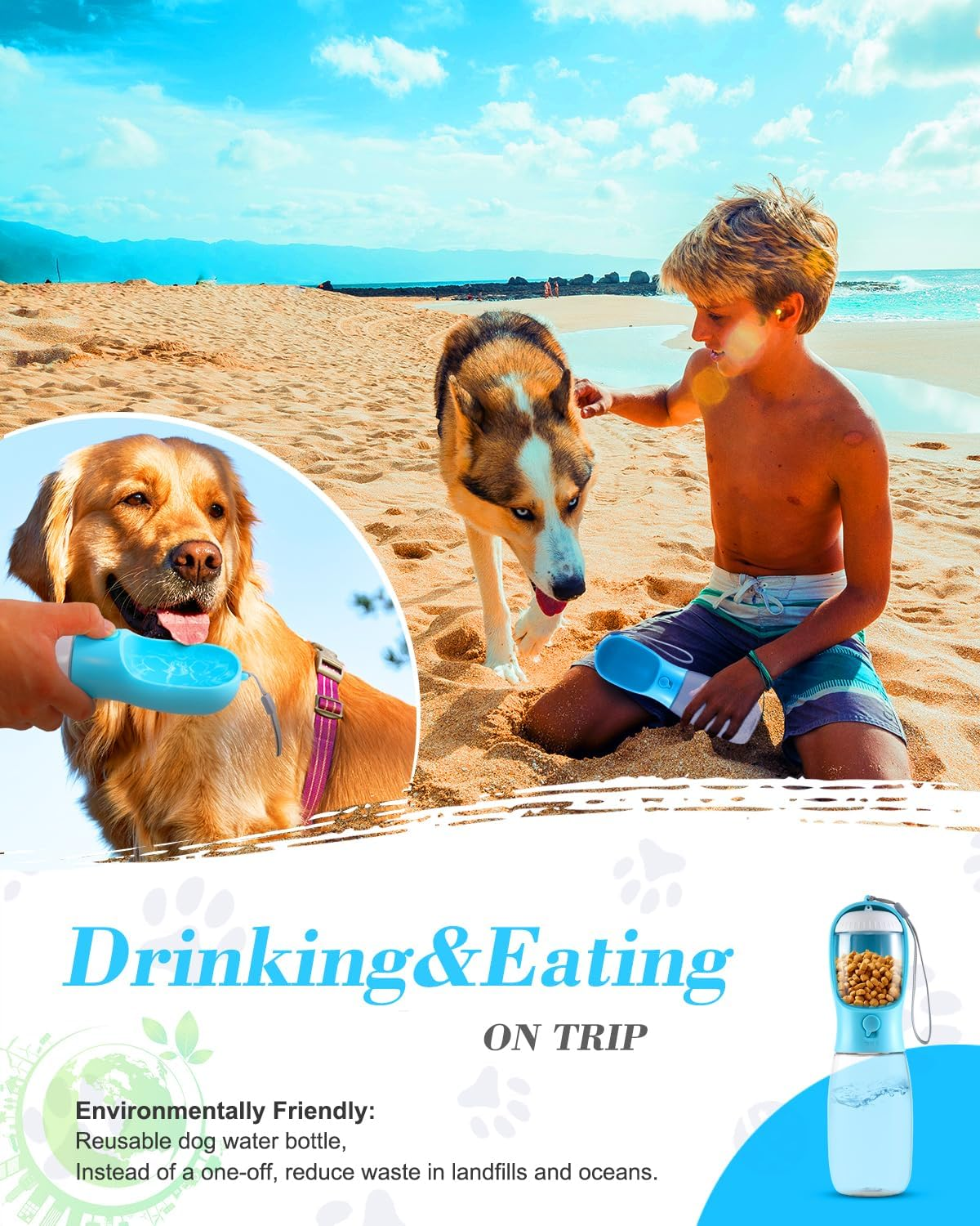 TravelPaws Water & Food Duo