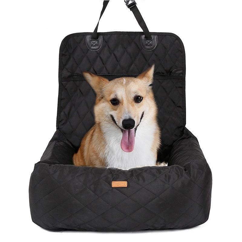 Dog Car Seat & Bed | Foldable Pet Seat for Cars